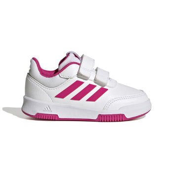 Sneakers primi passi bianche da bambina con strisce a contrasto adidas Tensaur Sport 2.0 Cf, Brand, SKU s332500063, Immagine 0
